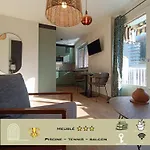 Appartement Meublé 3 étoiles - Piscine- Balcon - Tennis